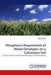 Phosphorus Requirement of Maize Genotypes on a Calcareous Soil