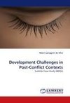 Development Challenges in Post-Conflict Contexts