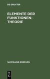 Elemente der Funktionentheorie