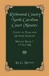 Richmond County, North Carolina Court Minutes