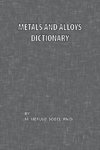 Metals and Alloys Dictionary