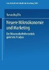 Neuere Mikroökonomie und Marketing