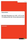 Die Rolle Tunesiens von 1969 - 1972 in der US Außenpolitik der Nixon-Administration