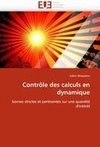 Contrôle des calculs en dynamique