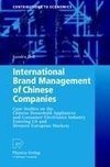 International Brand Management of Chinese Companies