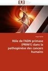 Rôle de l'ADN primase (PRIM1) dans la pathogénèse des cancers humains