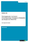 Nutzungsmotive von Lesern deutschsprachiger Zeitungen in Südamerika am Beispiel der Brasil Post