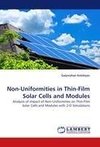 Non-Uniformities in Thin-Film Solar Cells and Modules