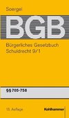 Bürgerliches Gesetzbuch mit Einführungsgesetz und Nebengesetzen. Schuldrecht 9/1