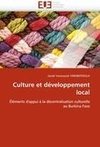 Culture et développement local