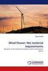 Wind Power: the material requirements