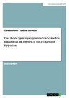 Das älteste Systemprogramm des deutschen Idealismus im Vergleich mit Hölderlins Hyperion