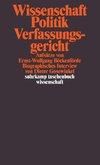 Böckenförde, E: Wissenschaft, Politik, Verfassungsgericht