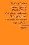 From a Logical Point of View / Von einem logischen Standpunkt aus