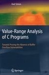 Value-Range Analysis of C Programs