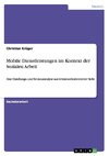 Mobile Dienstleistungen im Kontext der Sozialen Arbeit