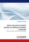 Heat and mass transfer studies on different leather materials