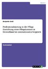 Professionalisierung in der Pflege. Einrichtung einer Pflegekammer in Deutschland im internationalen Vergleich