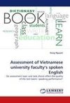 Assessment of Vietnamese university faculty's spoken English