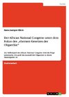 Der African National Congress unter dem Fokus des 