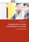 Comprendre un texte scientifique en français