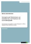 Strategien und Maßnahmen zur Optimierung von Projekten der Entwicklungshilfe