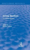 Parekh, B: Jeremy Bentham