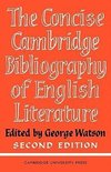 The Concise Cambridge Bibliography of English Literature, 1600 1950