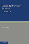 Cambridge University Archives