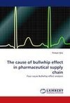 The cause of bullwhip effect in pharmaceutical supply chain