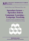 Sprachen lernen - Sprachen lehren / Language Learning - Language Teaching