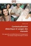 Contextualisation didactique et usages des manuels