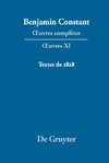 ¿uvres complètes, XI, Textes de 1818