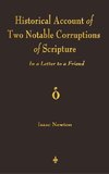 A Historical Account Of Two Notable Corruptions Of Scripture