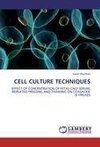 CELL CULTURE TECHNIQUES