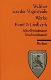 Werke 2. Liedlyrik