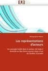 Les représentations d'acteurs