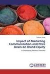 Impact of Marketing Communication and Price Deals on Brand Equity