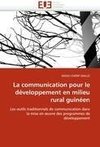 La communication pour le développement en milieu rural guinéen