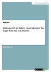 Kulturpolitik in Italien - Auswirkungen der legge Ronchey auf Museen