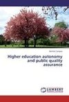 Higher education autonomy and public quality assurance