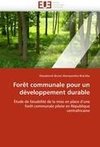 Forêt communale pour un développement durable