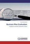 Business Plan Evaluation