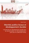 Marchés publics locaux et développement durable