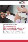 Fundamento de Microeconomía. Lo que un empresario debe saber