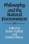 Philosophy and the Natural Environment