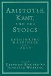 Aristotle, Kant, and the Stoics