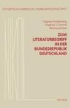 Zum Literaturbegriff in der Bundesrepublik Deutschland