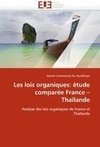 Les lois organiques: étude comparée France - Thaïlande