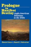 Prologue to Manifest Destiny